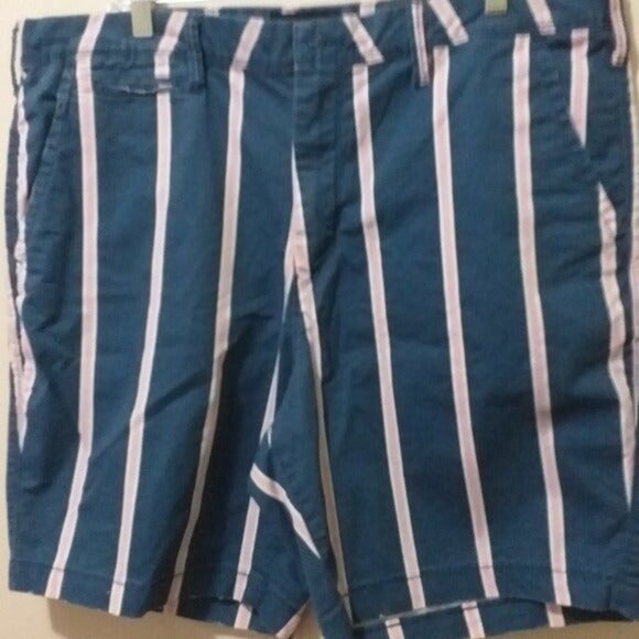 - American Eagle Mens Slim Chino Stretch Khaki Preppy Slacks short in size 38 - Picture 3 of 7